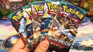 Opening 5 Sun and Moon Guardians Rising Booster Packs - Pokemon Cards