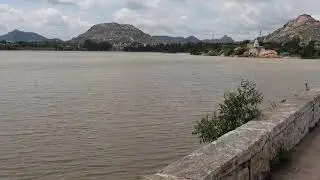 Gudibande Lake on full flow
