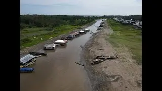 Iquitos: Pobladores preocupado por el bajo nivel de caudal en los ríos