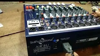Sm professional studiomaster echo mixer live test