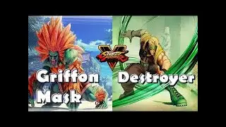 SFV AE   The Griffon Mask  Blanka vs Destroyer Nash
