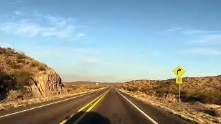 Driving River Road in Big Bend Ranch 