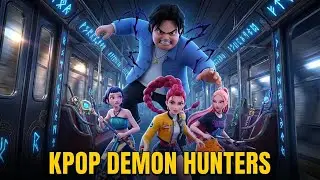 Huntrix Trapped on a Racing Train | Kpop Demon Hunters