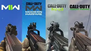 P90 in MW2019 vs MW2 2022 vs MW3 2011 vs MW2 2009 vs MW2007
