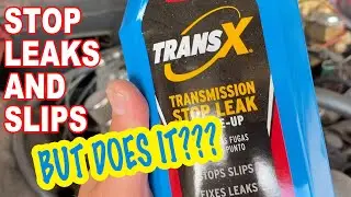 Firebird Friday:  Does Trans X Really Work to STOP Transmission Leaks and SLIPS?