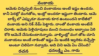 Telugu stories||వంకాయ||Telugu audio book||Eenadu Sunday magazine story||stories in Telugu