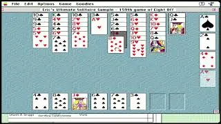 Eric's Ultimate Solitaire Sample - 159th game of Eight Off [Apple Macintosh] (1994) Eric Snider