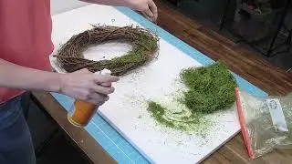 How to make a Moss Wreath, DIY Moss Wreath Base