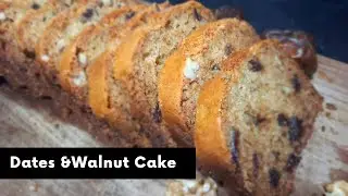 Dates And Walnut Cake|| Eggless Dates & Walnut Cake Recipe|| Soft Moist and tastiest Cake||