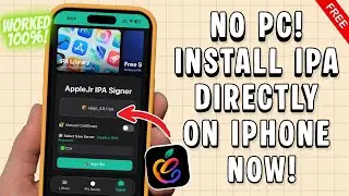 NEW Method : Install IPA Files on iPhone or iPad No PC No Revoke