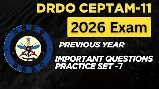 DRDO CEPTAM-11 EXAM 2026 Practice set -7 (previous year question)