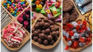 Filling Platter With Sweets Asmr Unboxing