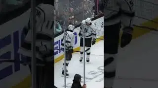 Quintin Byfield Sets Up Anze Kopitar&rsquo;s Goal with Insane Backhand Pass vs Seattle Kraken🤯 #lakings￼