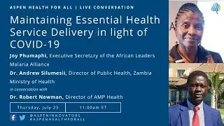 Maintaining Essential Health Service Delivery in light of COVID-19
