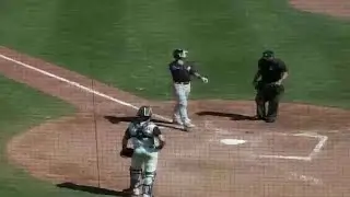 Trey Cabbage slugs a homer
