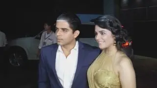 Raj Singh Arora aka Mihir & Girlfriend Pooja Gor At Divyanka Tripathi's Reception Party