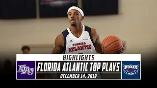 Florida Atlantic Basketball Top Plays vs. High Point (2019-20) | Stadium