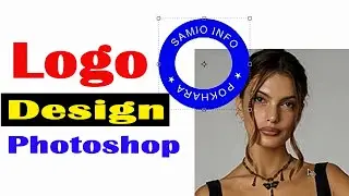 Photoshop Logo Design Tutorial in Nepali | Ellipse Tool, Text on Path & Baseline Shift GyanMalaNP
