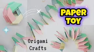 How to Make a Paper Slinky | Easy DIY Craft for  Beginners | No glue crafts