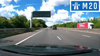 M20 Motorway - J8 (A20 Hollingbourne) to J7 (A249 Maidstone NE)