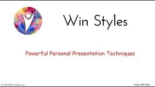 Powerful Personal Presentation Techniques - NIH PMC Meeting