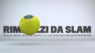 Pallina da tennis che rimbalza wimbledHD