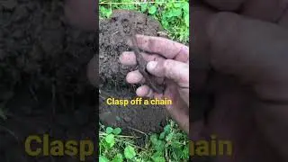 Metal Detecting: Found a piece off an old dog chain.