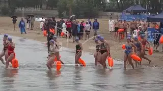 'Chicago River Swim' takes place in Lake Michigan instead of the river