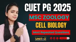 😱Most Repeated Questions for MSc Zoology Entrance of Cell Biology | MCQ & Explanation