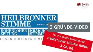 3-Gr&uuml;nde-Video f&uuml;r ein duales Studium bei der Heilbronner Stimme GmbH & Co. KG