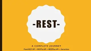 Hello World API  - Flask Rest API Complete Series