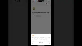 Rapido Captain App Login Problem 😡 | Device Limit Exceeded | 😢 #Rapido #Shorts #RapidoCabs