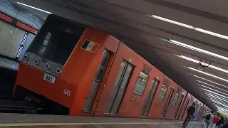 Concarril NM-83A en Martin Carrera (L&iacute;nea 6) - Metro CDMX (4K)