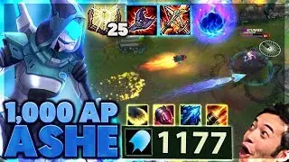 60% CDR ULTIMATE COOLDOWN | ACROSS THE MAP SNIPES | 1,000 AP ASHE - BunnyFuFuu