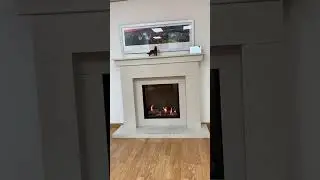 Saxon Fireplace with Skyline Balanced Flue Gas Fire