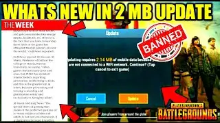Pubg Mobile New 2 MB Update &bull; Whats New?  WHY Jungle Mode Banned