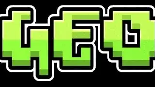 Geo a classic games on castle Cube-dash 1st level in the clouds