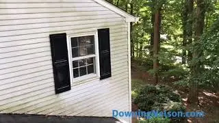 Aluminum siding soft washing