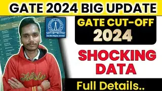 Gate 2024 Shocking Data | Gate 2024 Cutoff | All Branches Cut-off Analysis | @UniqPoint