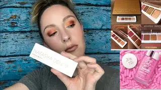 New Natasha Denona Mini Sunset Palette First Impressions, Try On and swatches! + Halo Beauty!