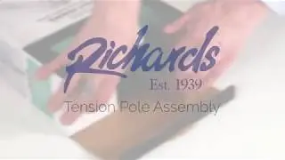 Richards Homewares Tension Pole Assembly Instructions