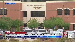 Fayetteville Tech Spring Lake lockdown caused by construction tools, police say
