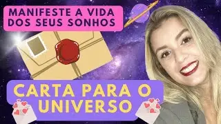 💌CARTA mágica para o UNIVERSO🪐COMO fazer uma carta TURBINADA P/MANIFESTAR a vida dos sonhos🔮