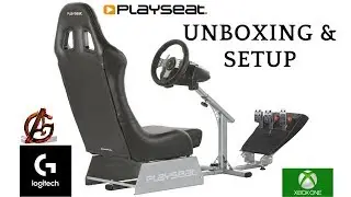 Unboxing and setup Playseat Evolution Alcantara + Logitech G920