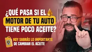 &iquest;Qu&eacute; pasa si el motor de tu auto tiene poco Aceite? 😉 hoy sabr&aacute;s lo importante de cambiar el aceite