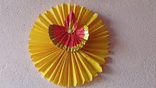 Paper Diya Wall Hanging/ Diwali Decoration /  Diwali Craft Ideas #wallhanging #diwali