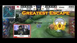 FERXIIC FANNY GREATEST ESCAPE 🤯| EVOS Legends vs AURA Fire | MLBB