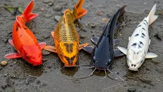 Exploring Deep River to Finding Big Koi Fish | Unexpected Ornamental Fish & River Monster Catfish