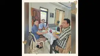Fellowship in Tagum Pastor Ron Millevo with family and brethren in Christ.  Yray resident house.