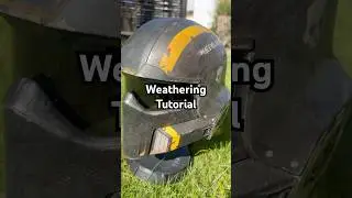Weathering Tutorial for a Helldivers 2 Helmet #helmet #3dprinting #cosplay #helldivers2 #propmaking